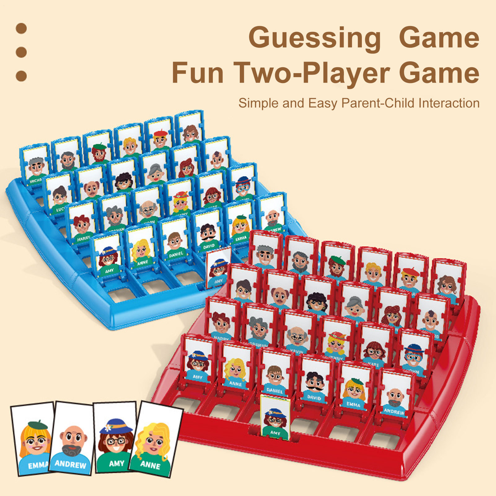 Board Game Who Is It - Ad devinez qui je suis jeu