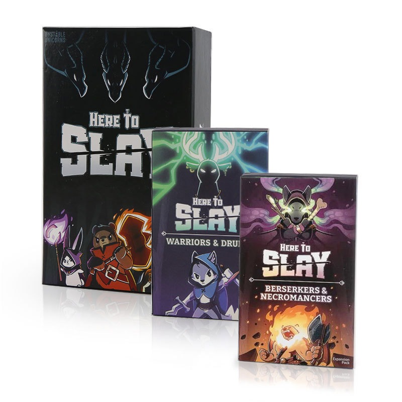 Board Game Here To Slay - Unstable Games Slay Sleigh Fighting Strategy