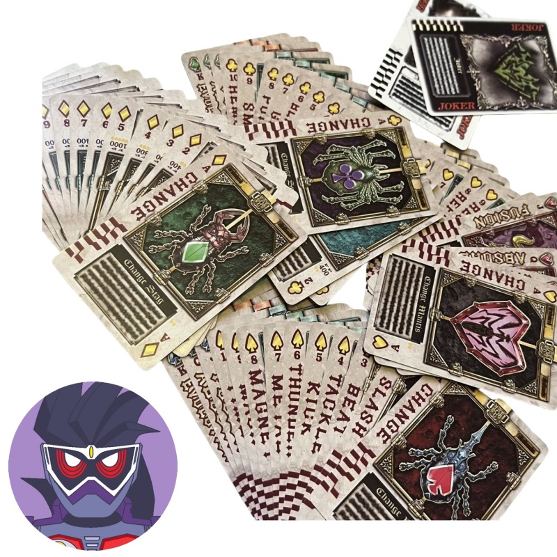 Card Game Deck - Bandai Kamen Rider personnages d'anime cartes