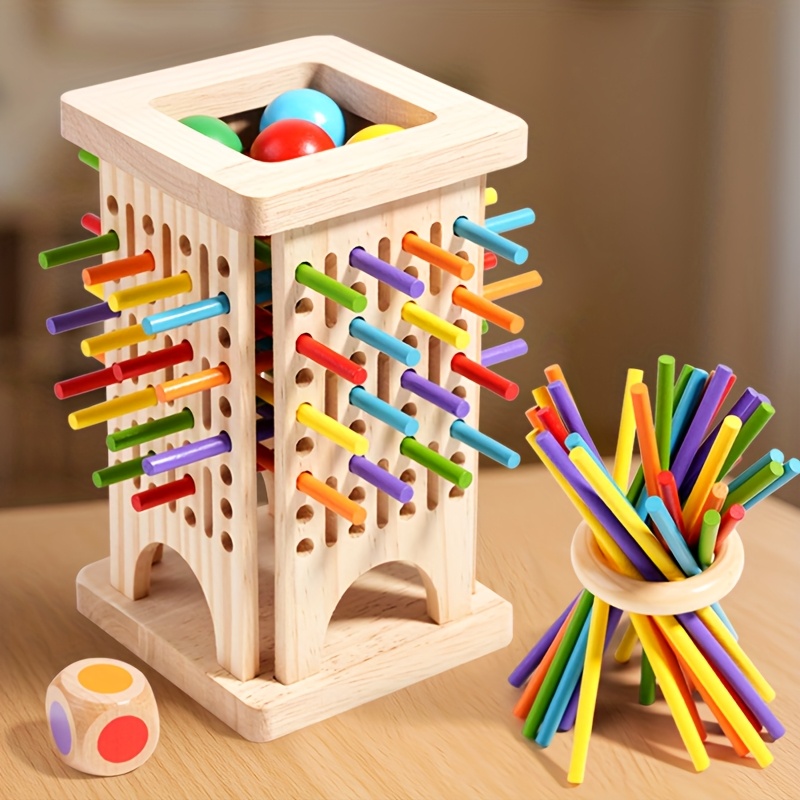 Board Game Name - Jeu de société en bois Montessori,
