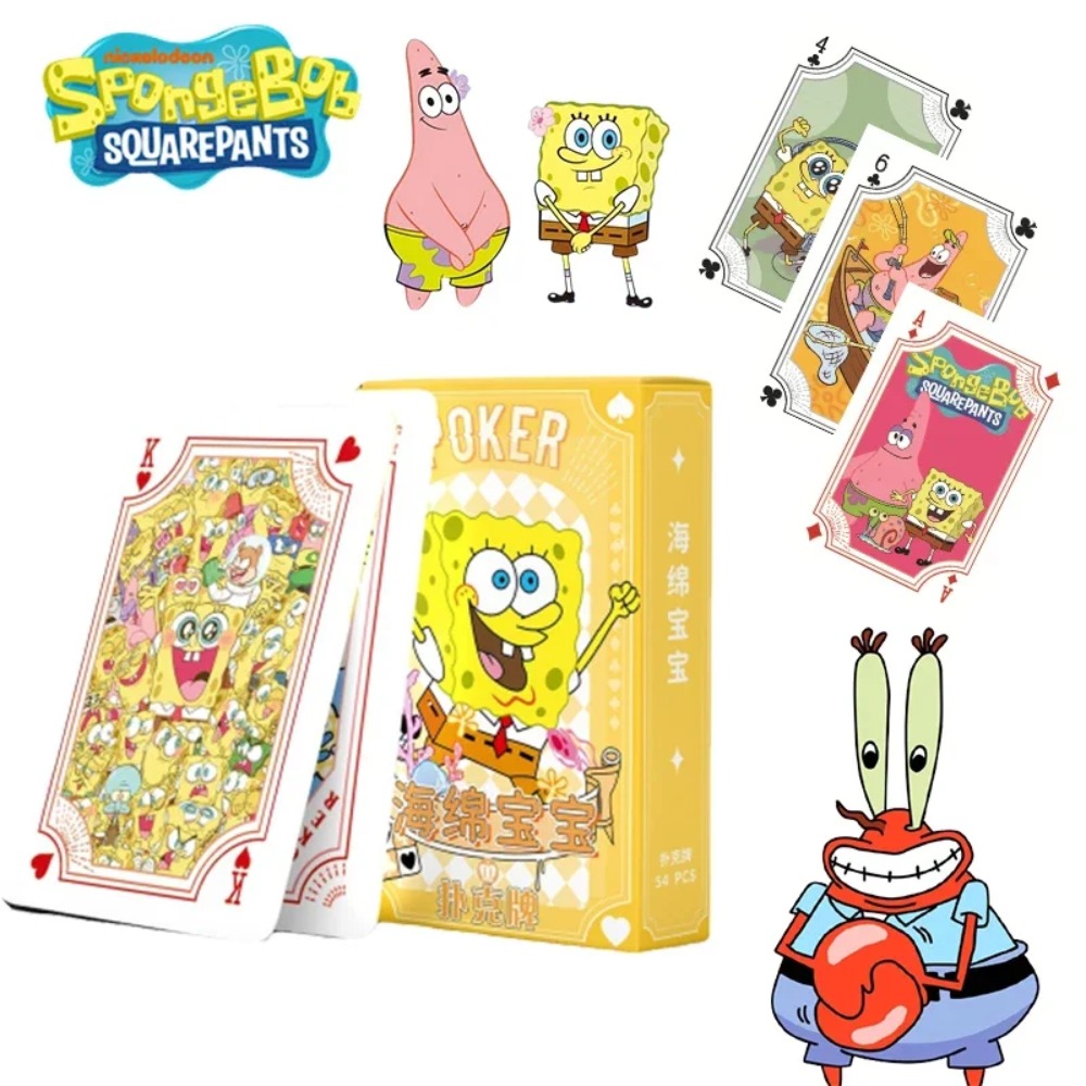 Card Game Deck - 54 feuilles/boîte Cartes de poker Bob