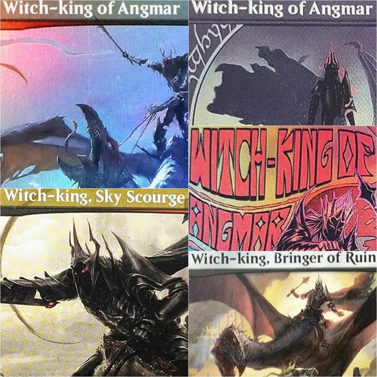 Card Game Deck - Sorcière TCG magique Proxy noir haute