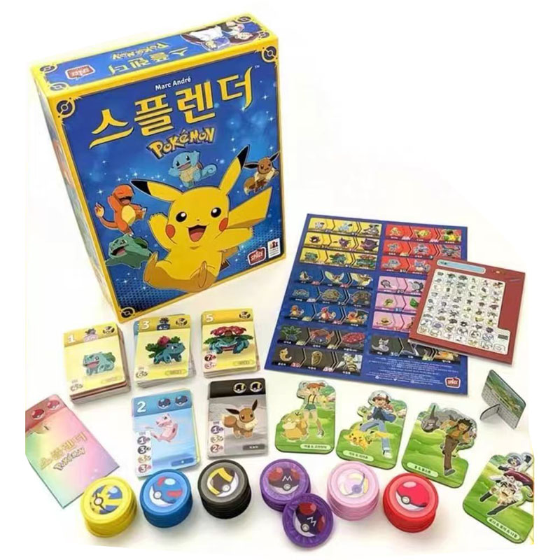 Board Game Name - Jeux de société Pokémon Dobble Splendor,