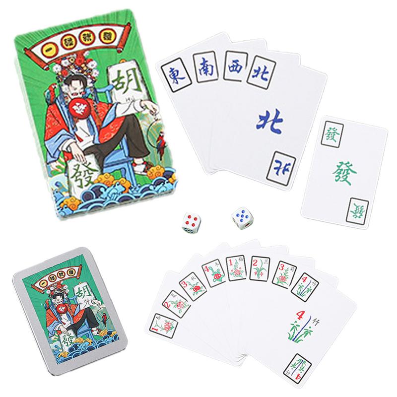 Card Game Deck - Jeu de cartes Mahjong pour réunions