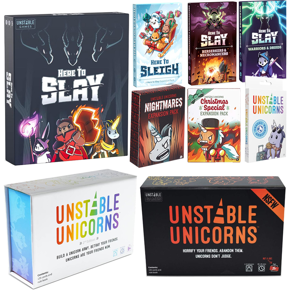 Board Game Here To Slay - Jeu de cartes licorne Here to