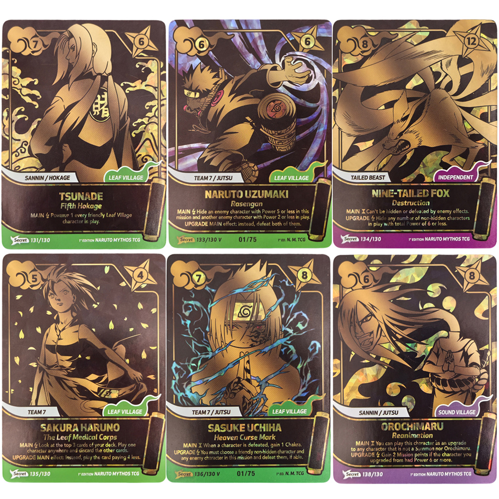 Board Game Naruto - Carte de jeu d'anime en anglais
