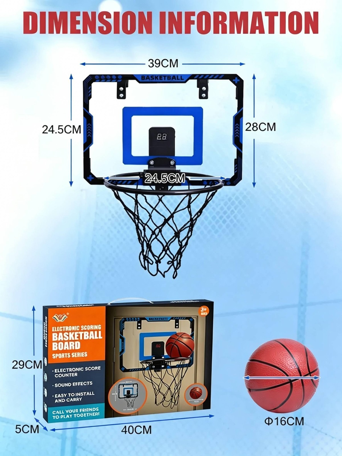 Panier de basket-ball mural po - Board Game Ranking avis et prix