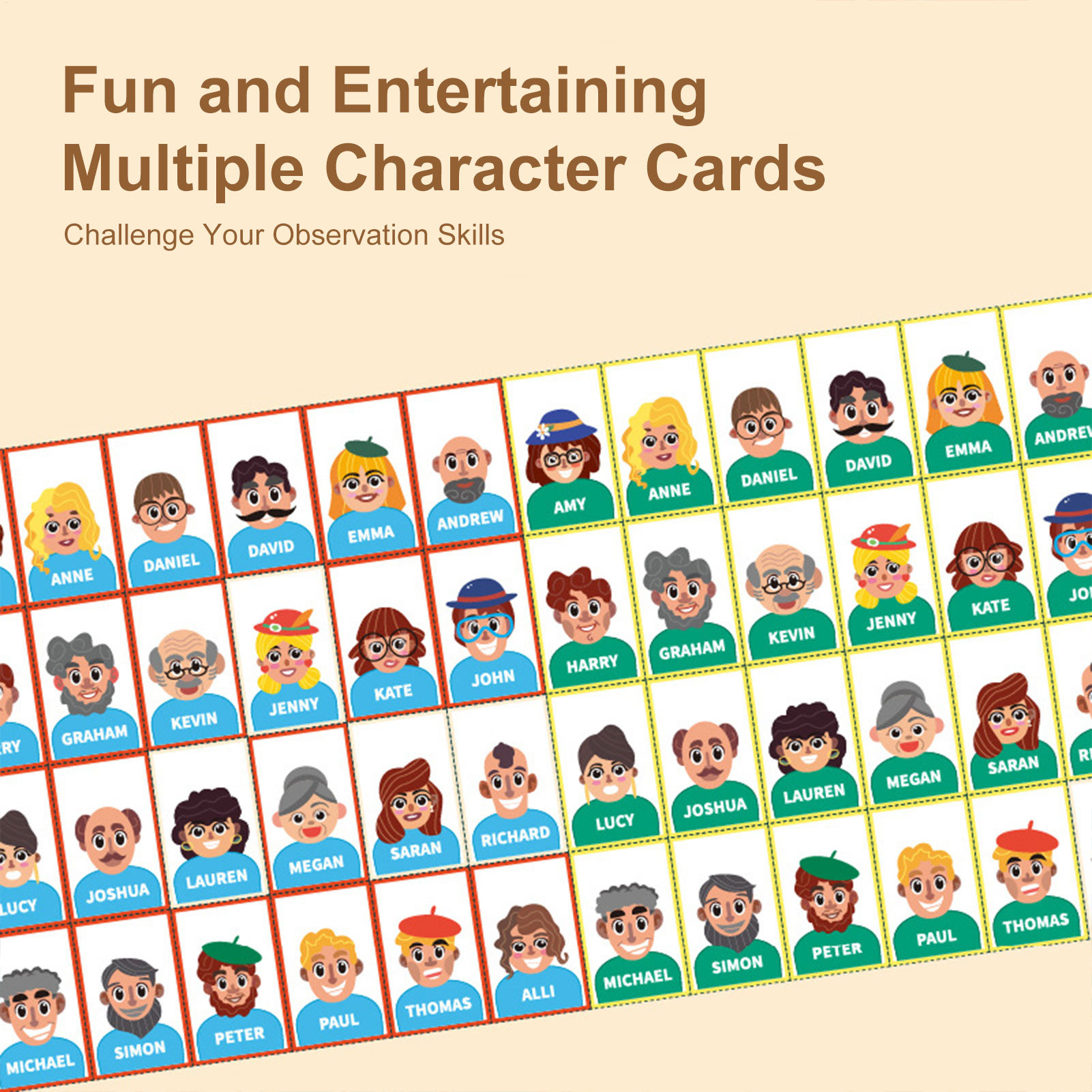 Jouet éducatif à deux joueurs, - Board Game Who Is It avis et prix