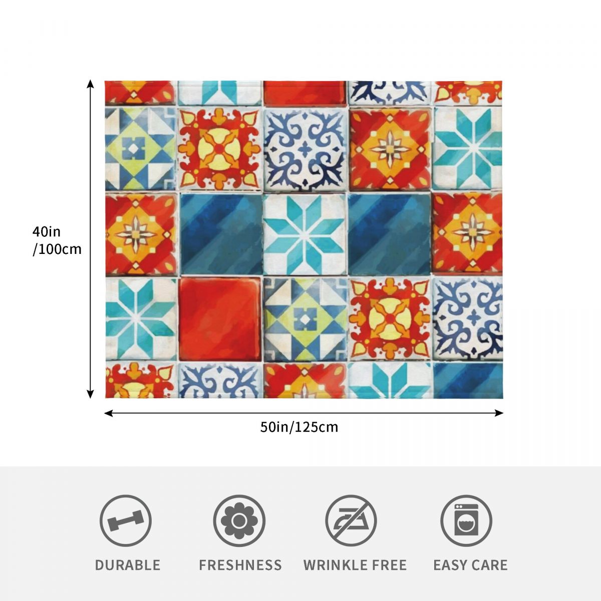 Couverture en microfibre douil - Board Game Azul avis et prix