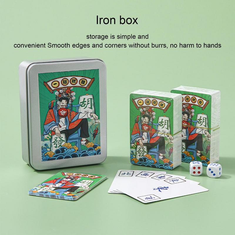 Jeu de cartes Mahjong pour réu - Card Game Deck avis et prix