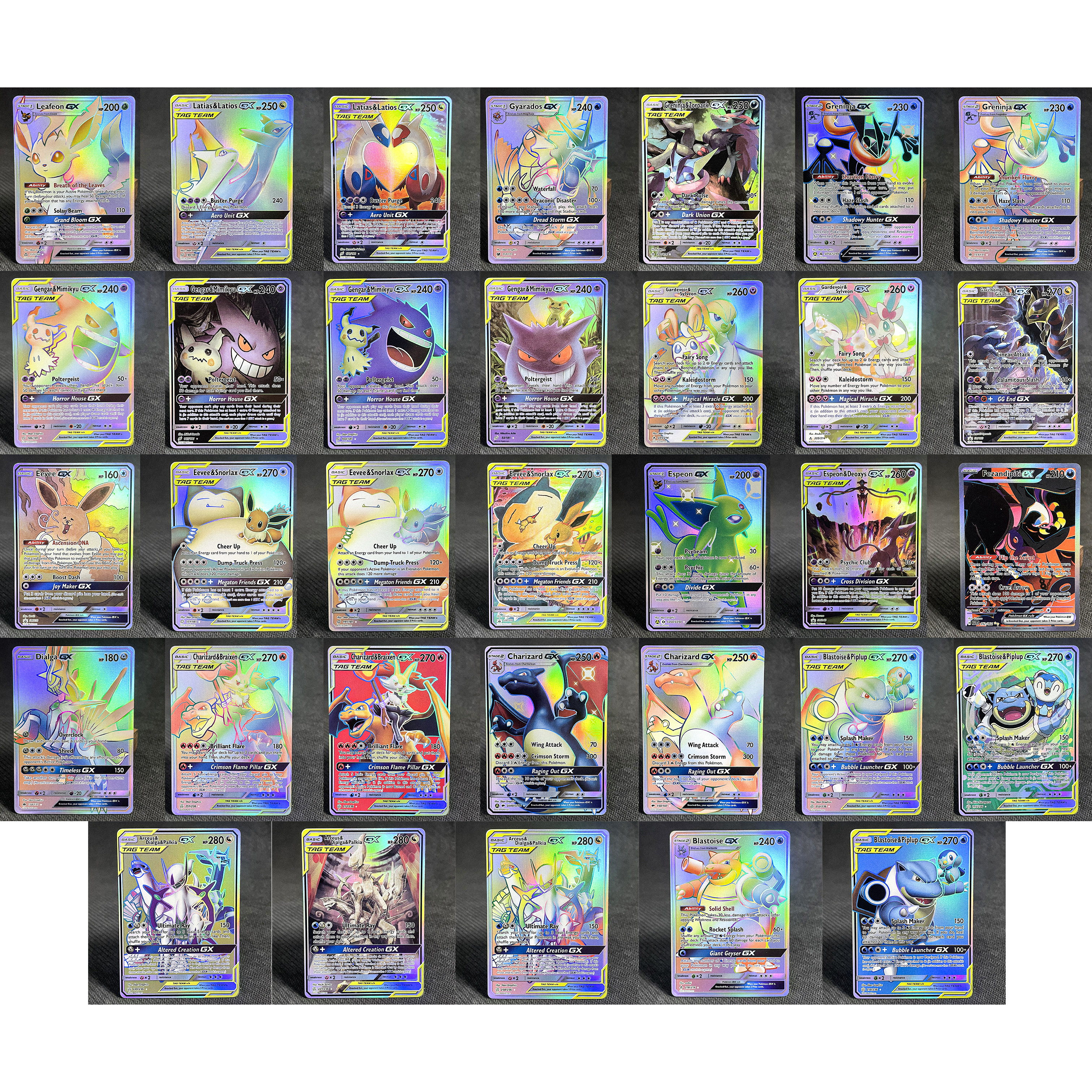 Lot de cartes PKM TCG Rainbow  - Board Game Online avis et prix