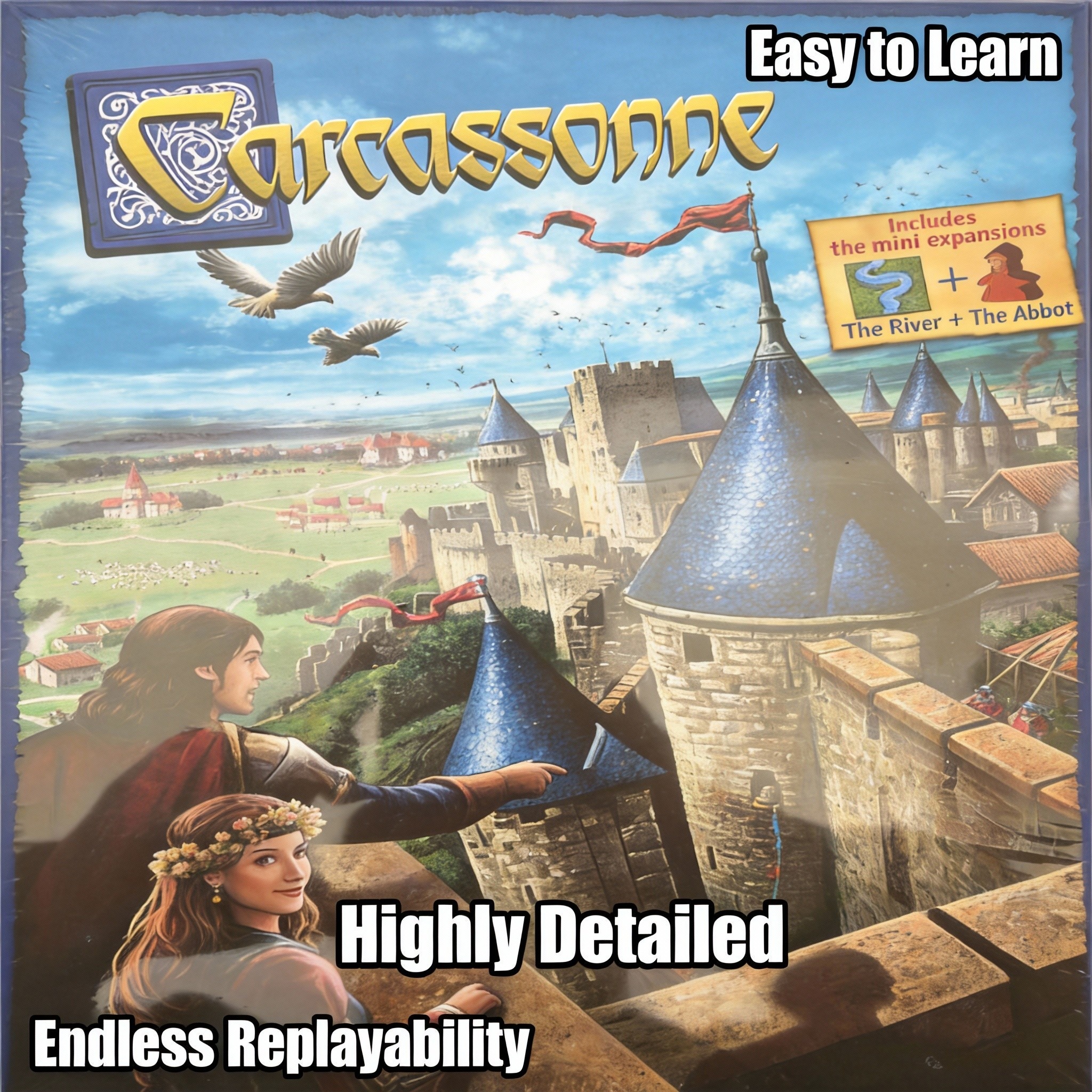 Carcassonne (édition anglaise) - Board Game Name avis et prix