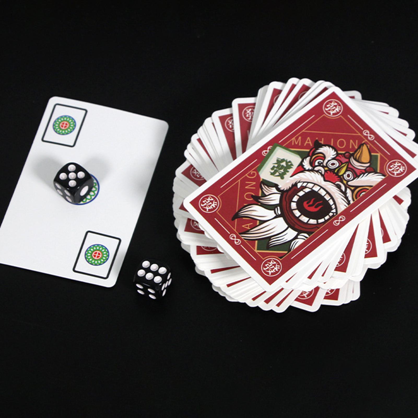 Cartes à jouer Mahjong, jeu fa - Card Game Deck avis et prix