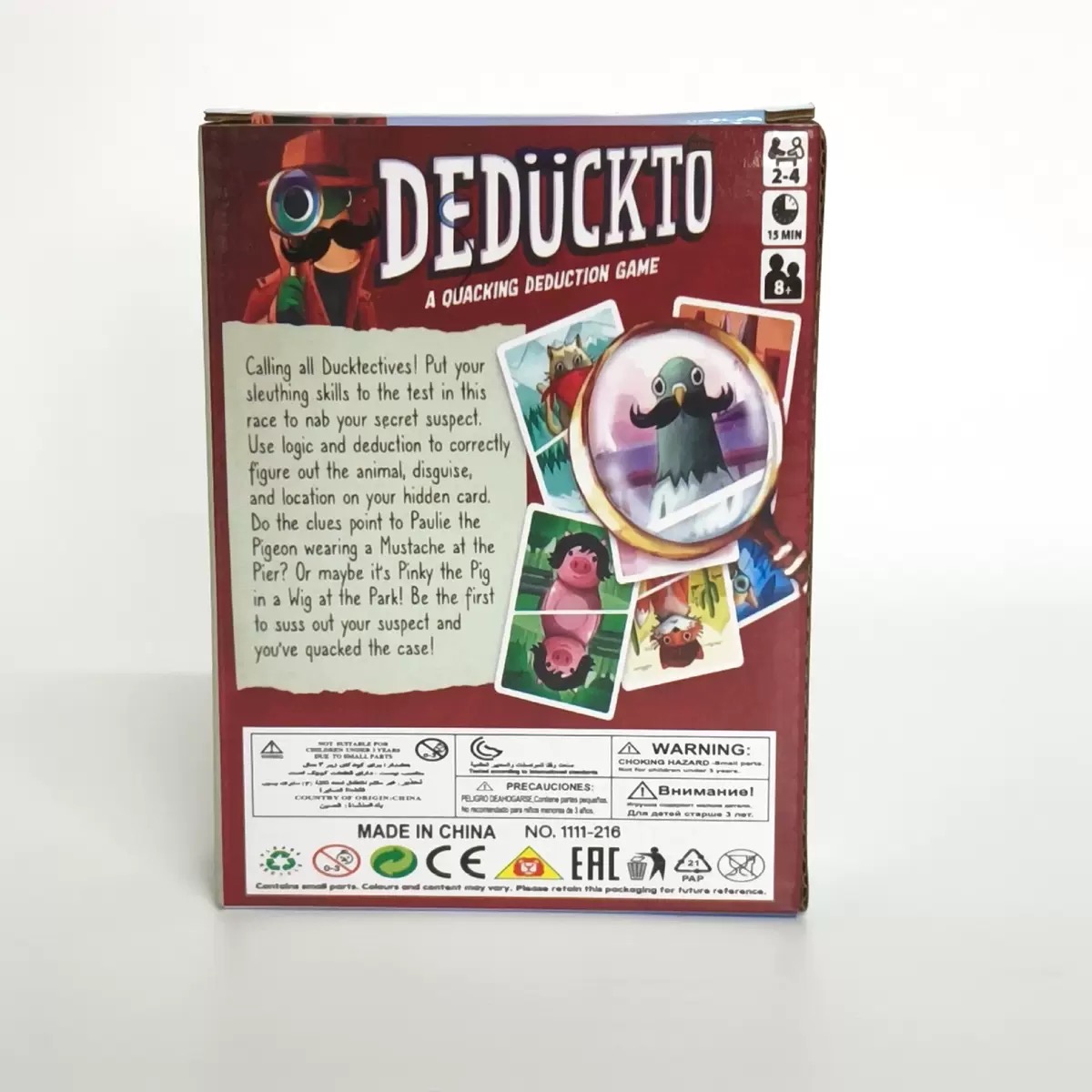 Jeu de détection sur le thème  - Board Game Who Is It avis et prix